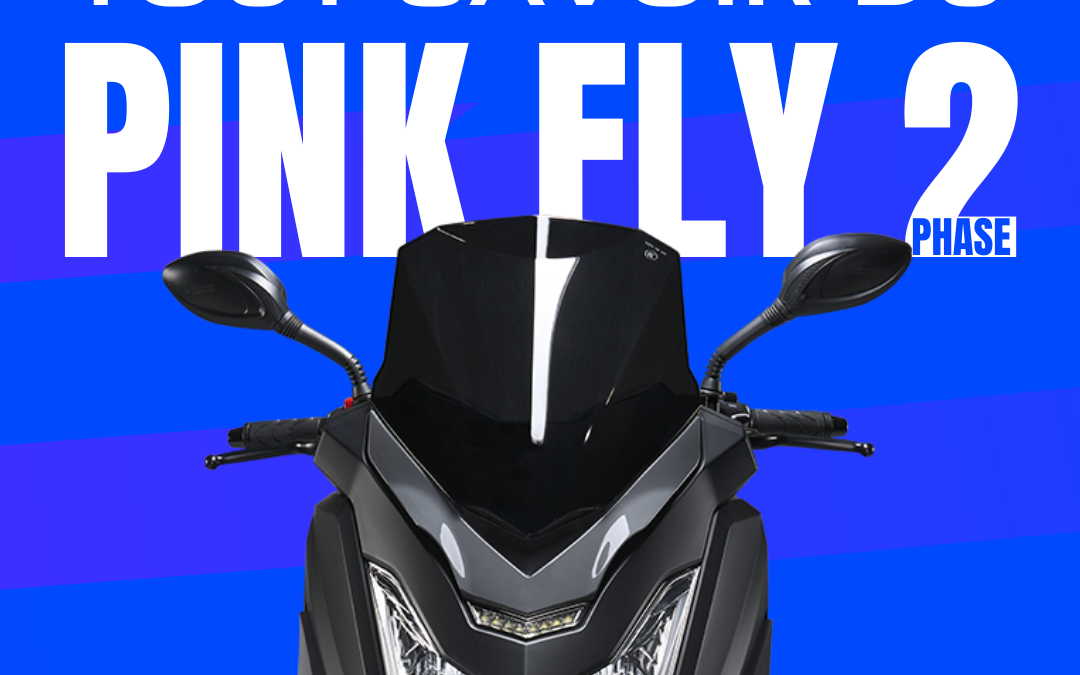 Maxi scooter électrique Pink Fly - Les Nouveaux Scooters